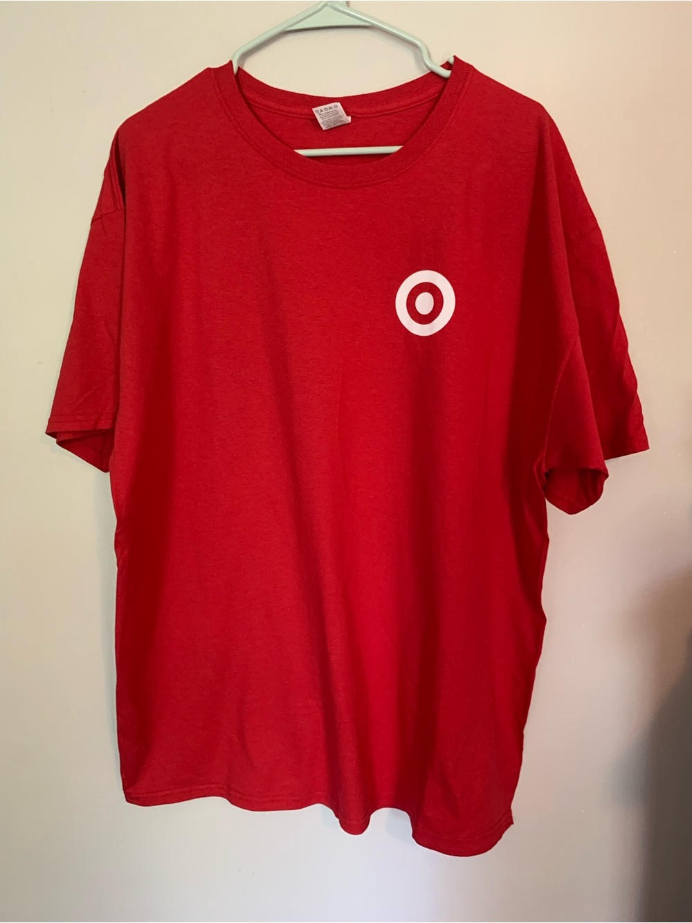 Target employee Men's Red Logo Crew Neck T-Shirt, size XL , NWOT